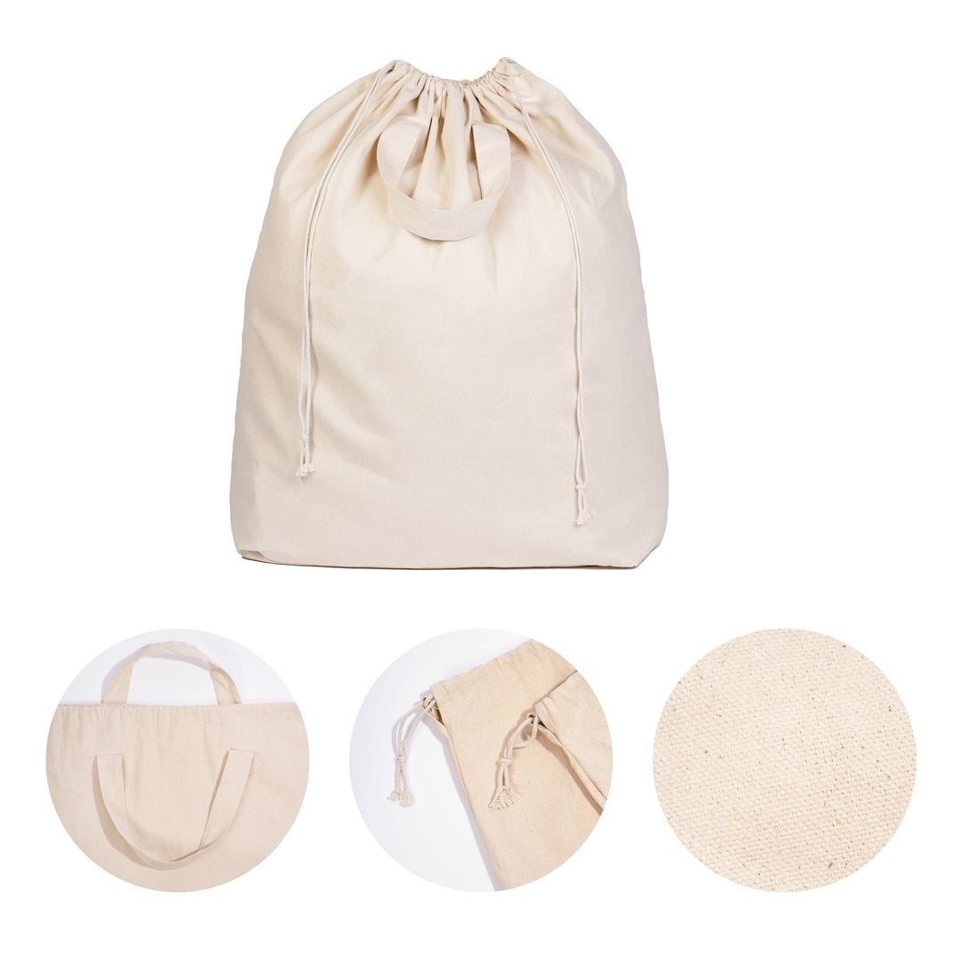 Organic Cotton XL Canvas Laundry Bag, 28" x 18"