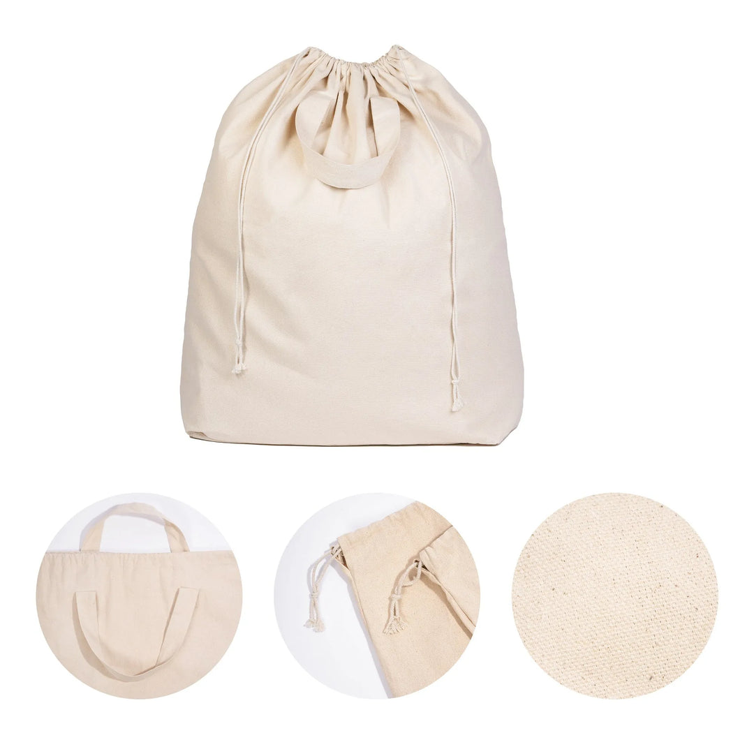 Canvas Laundry Bag With Handles