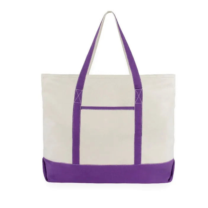 Canvas Shopping Tote Oversized