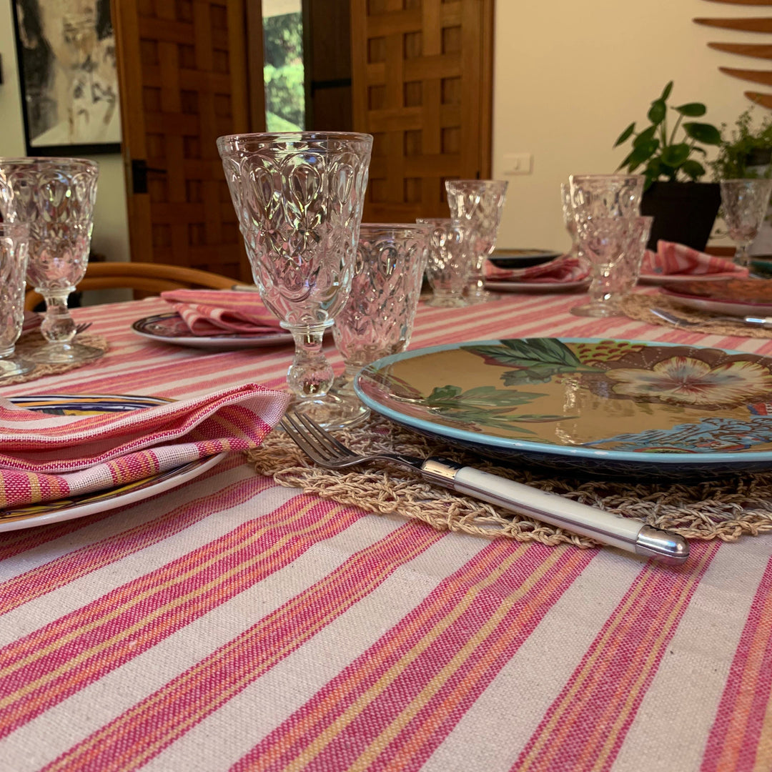 Recycled Cotton Mediterranean Table Linen Set, 13 Ct.