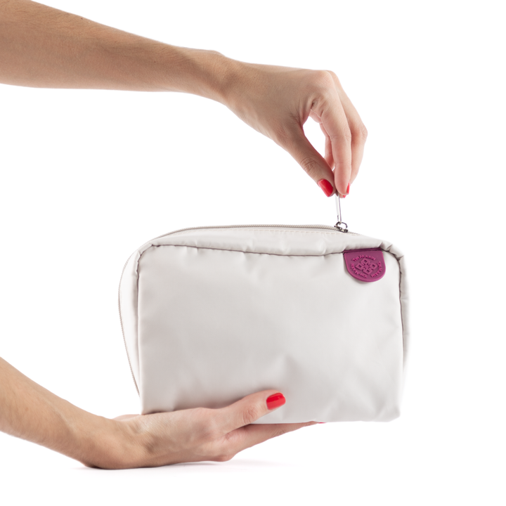 Fair Trade Multi-Pocket Nylon Cosmetic Pouch