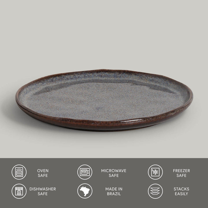 Non-Toxic Porcelain Dessert Dinnerware Set, 6 Ct.