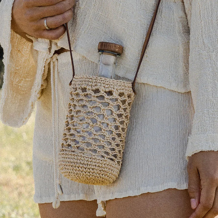 Jessy Crochet Bottle Holder