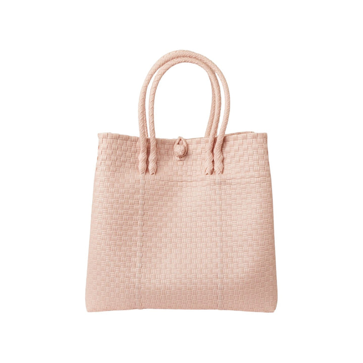 Handwoven Recycled Plastic Maxi Tote, 13.5" x 14"