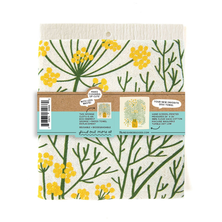 Biodegradable Cotton &amp; Cellulose Kitchen Towel Set, 2 Ct.