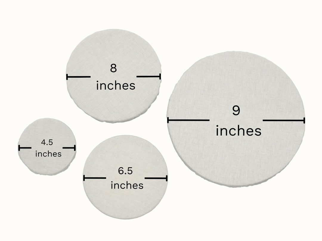 Organic Linen Bowl Covers, Set of 4 Ct.