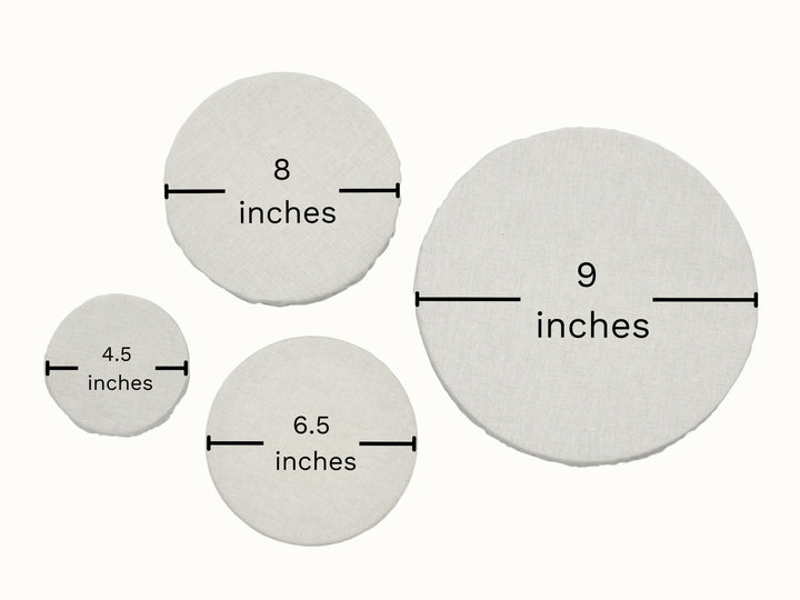 Organic Linen Bowl Covers, Set of 4 Ct.