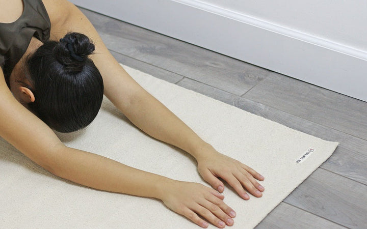 Organic Cotton Handmade Yoga Mat, 78" x 27"