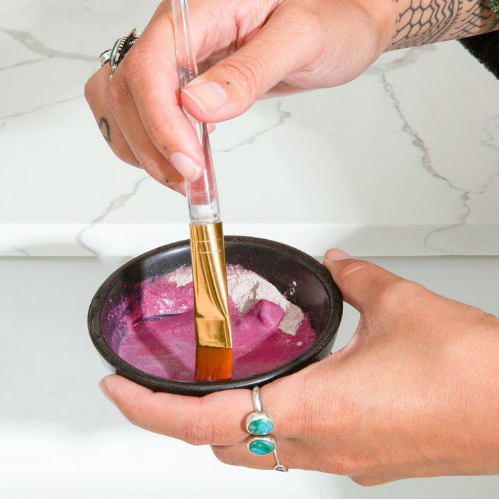 Detoxifying Bentonite Clay &amp; Rose Powder Face Mask