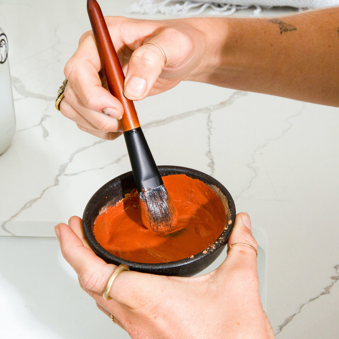 Biodegradable Rhassoul Clay &amp; Rose Face Mask Powder
