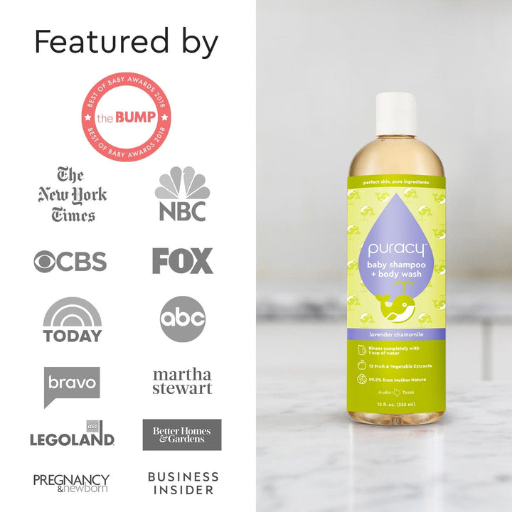 Pure Plant-Based Tear-Free Baby Shampoo &amp; Body Wash