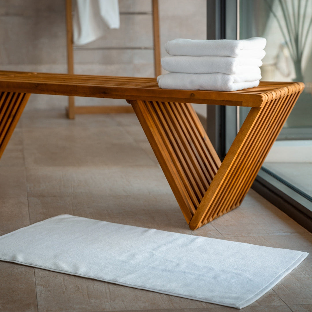 Organic 1000 GSM Turkish Cotton Bath Mats, 4 Ct.