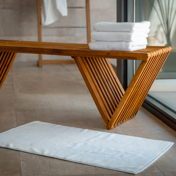 Organic 1000 GSM Turkish Cotton Bath Mats, 4 Ct.
