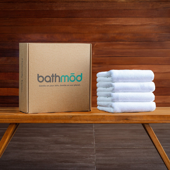 Organic 1000 GSM Turkish Cotton Bath Mats, 4 Ct.
