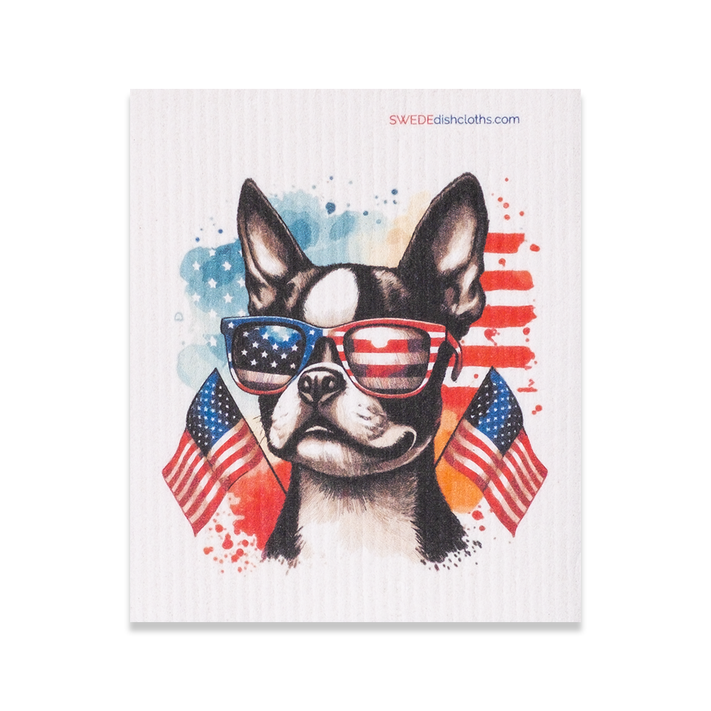 Compostable Cellulose Dog-Print Dishcloths, 3 Ct.