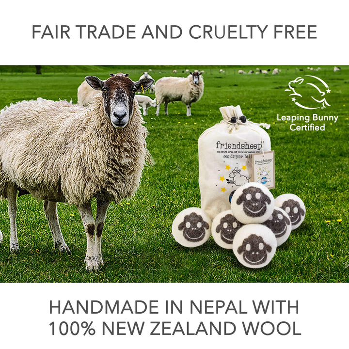 Handcrafted Organic Wool Dryer Balls, 6 Ct.