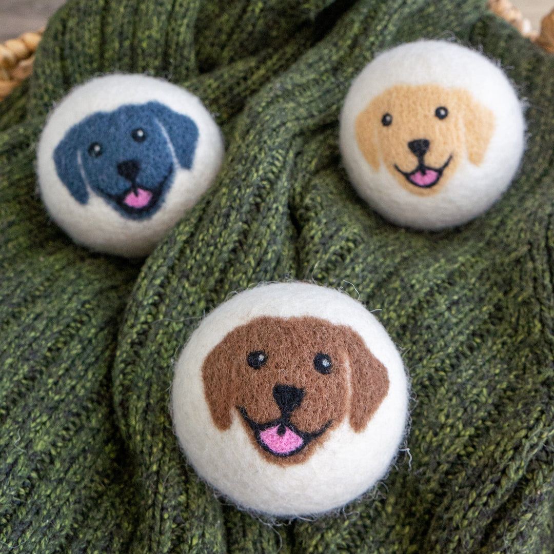 Handcrafted Organic Wool Dryer Balls, 3 Ct.