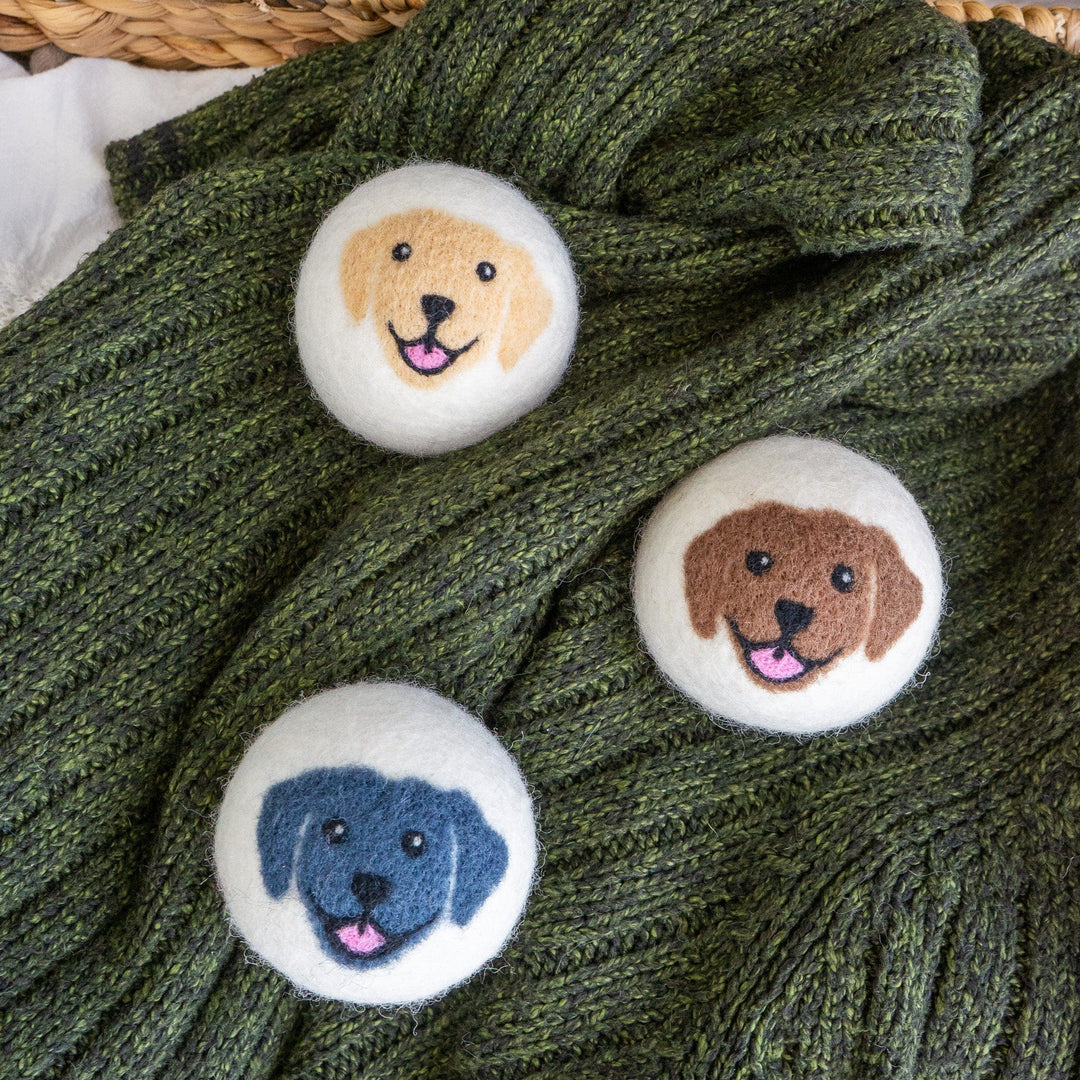 Handcrafted Organic Wool Dryer Balls, 3 Ct.