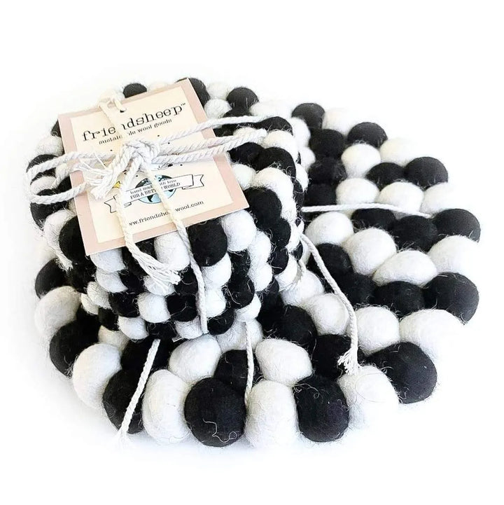 Witch Is In Wool Coaster Set