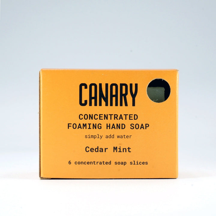 Compostable Cedar Mint Concentrated Hand Soap Bar