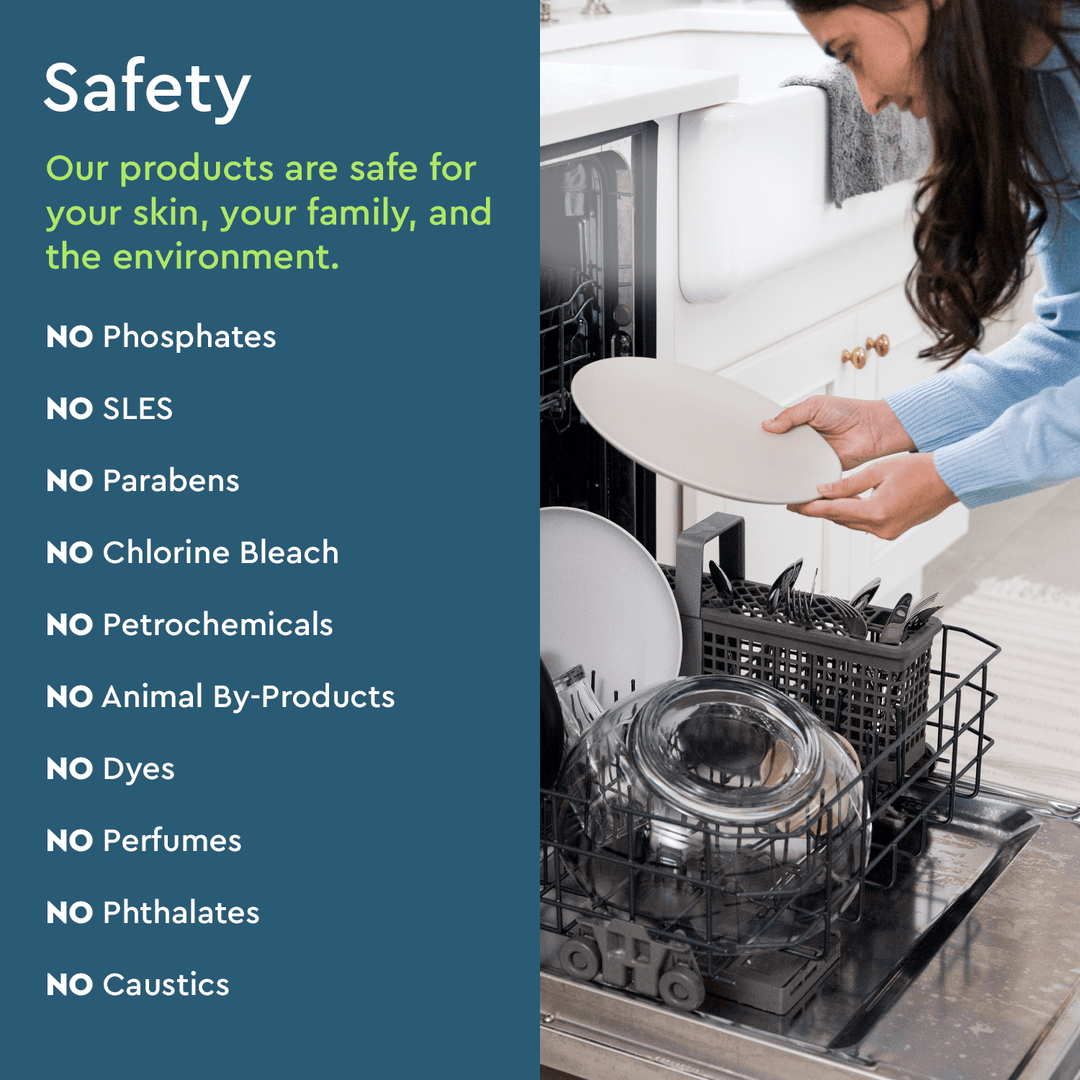 Biodegradable Plant-Based Dishwasher Detergent Pods