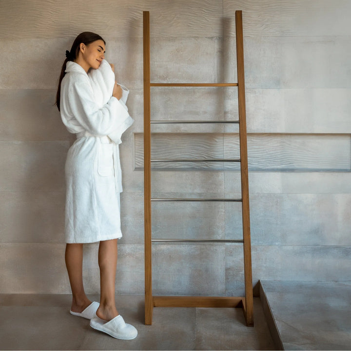 Cotton Robe &amp; Slipper Set