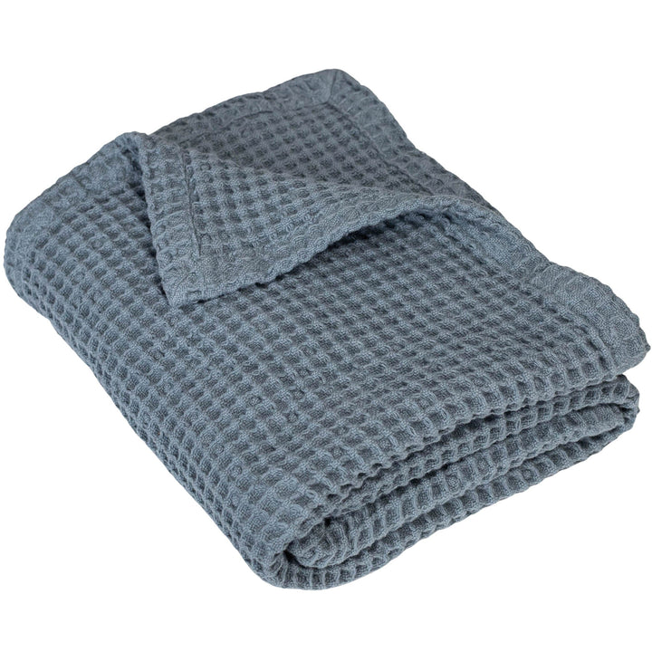 Organic Cotton Waffle Weave Baby Throw Blanket