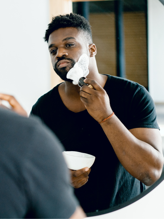 Non-Toxic Marble Shaving Bowl &amp; Grooming Kit