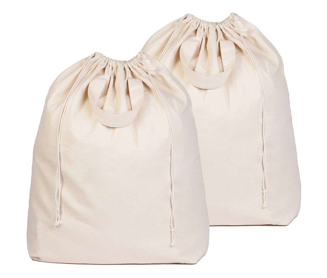 Organic Cotton XL Canvas Laundry Bag, 28" x 18"
