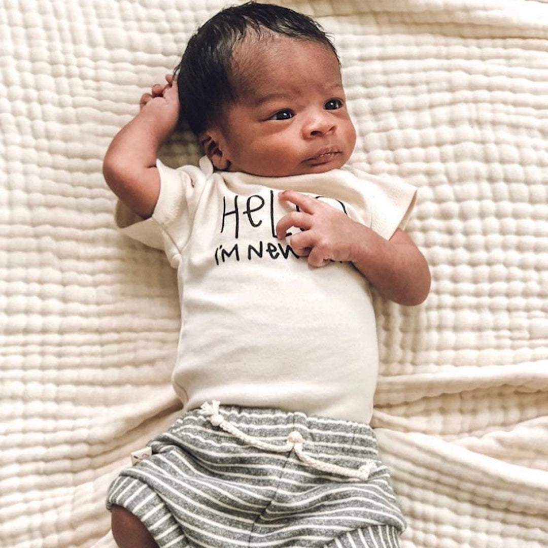 Organic Cotton "Hello I&