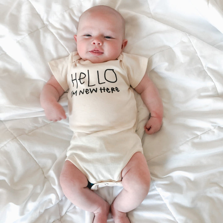 Organic Cotton "Hello I&