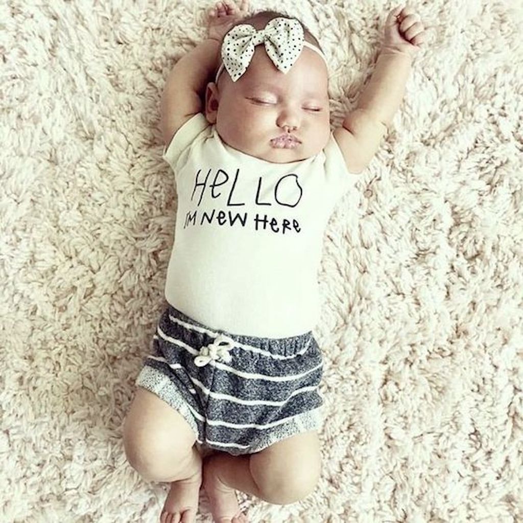 Organic Cotton "Hello I&