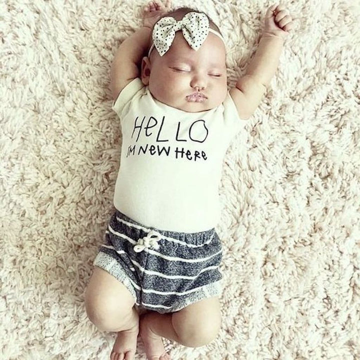 Organic Cotton "Hello I&