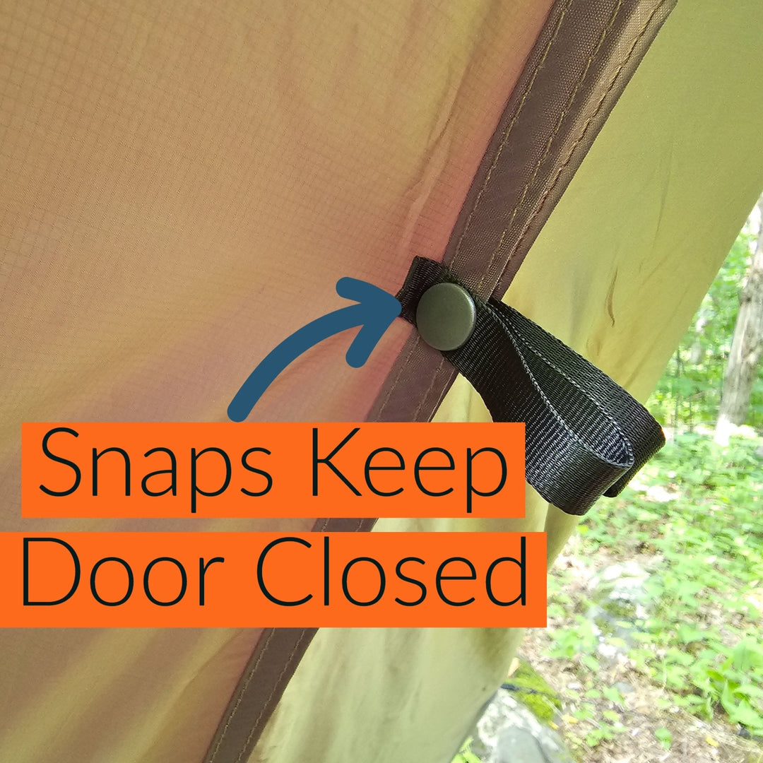 Lightweight Silpoly Hammock Rain Tarp, 12 Ft.