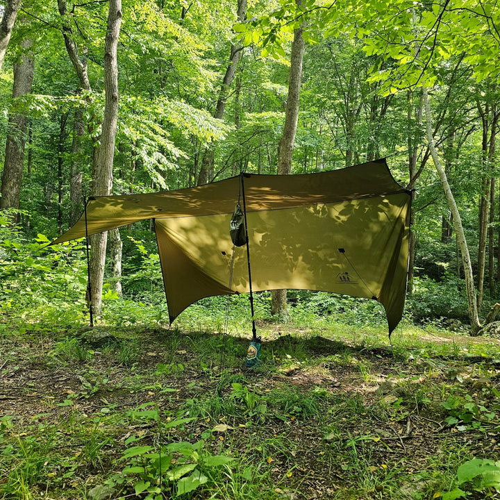 Lightweight Silpoly Hammock Rain Tarp, 12 Ft.