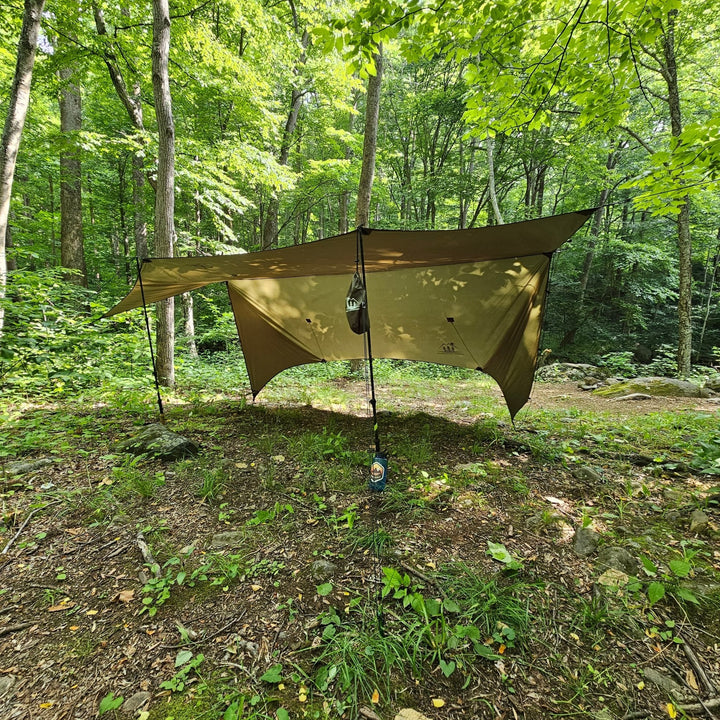 Lightweight Silpoly Hammock Rain Tarp, 12 Ft.