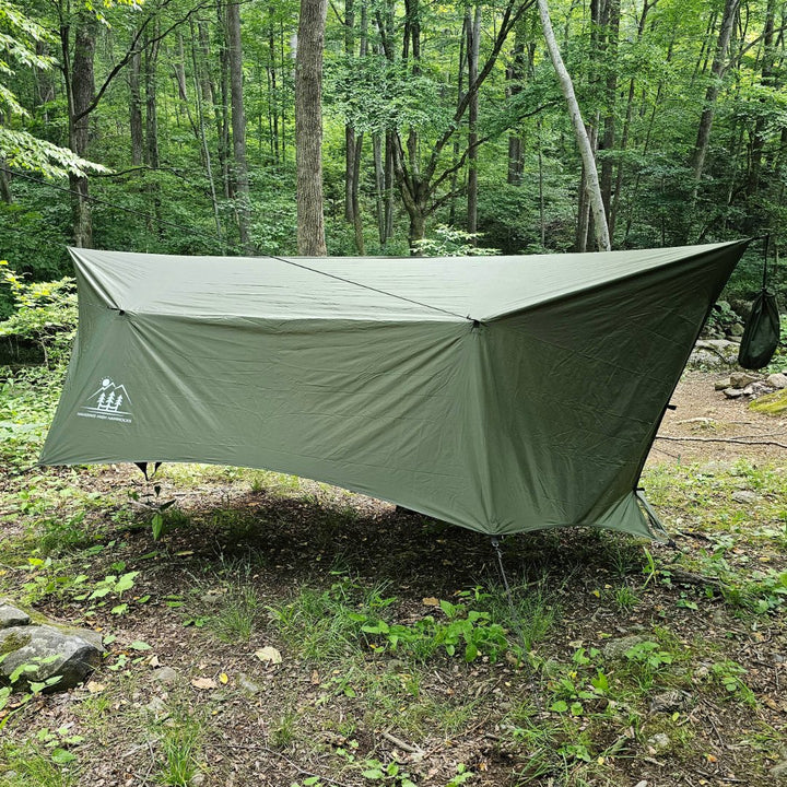 Lightweight Silpoly Hammock Rain Tarp, 12 Ft.
