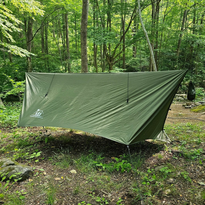 Lightweight Silpoly Hammock Rain Tarp, 12 Ft.