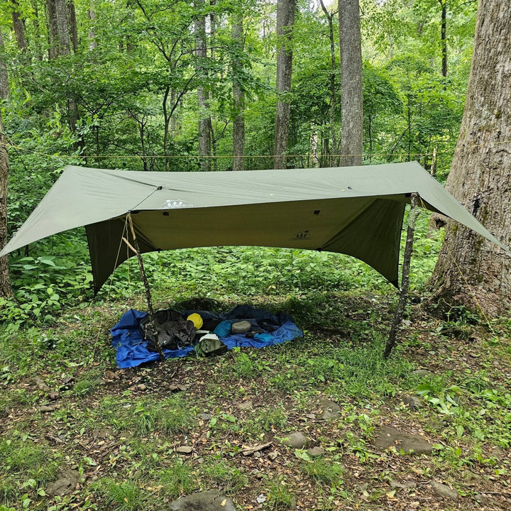 Lightweight Silpoly Hammock Rain Tarp, 12 Ft.