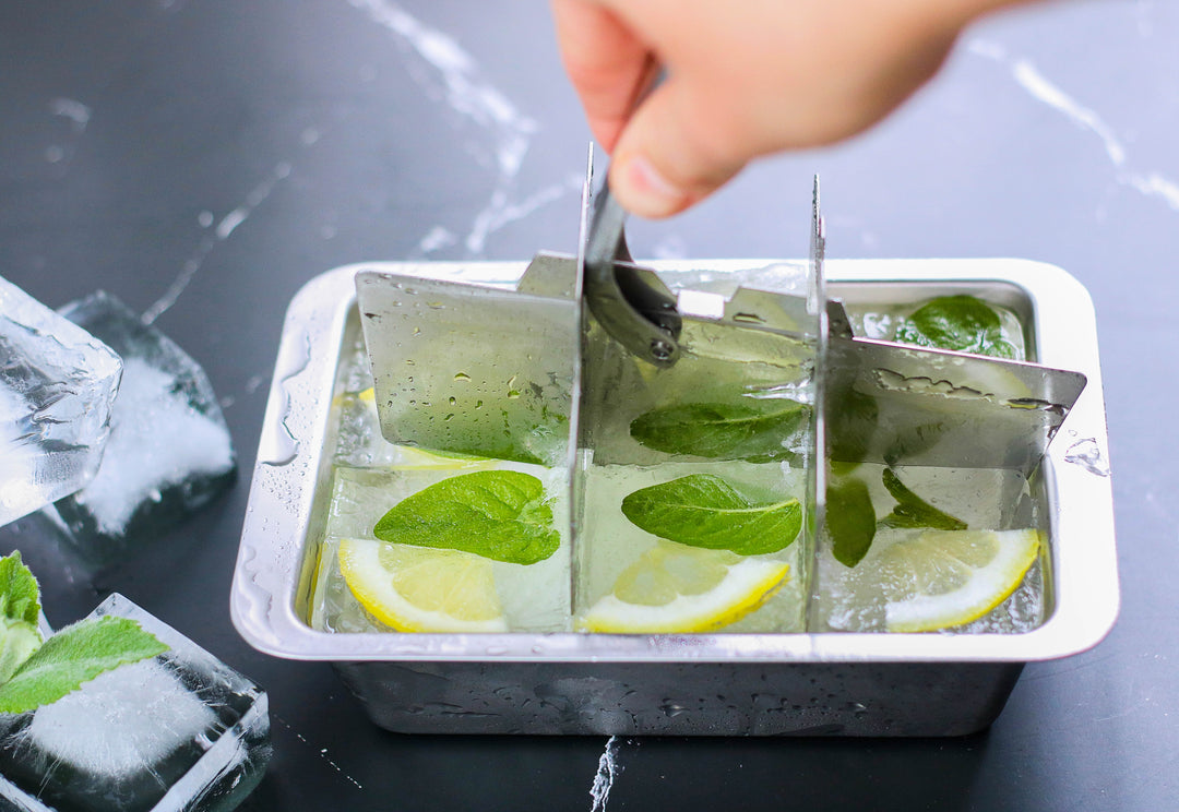 Plastic-Free Steel Easy-Release Ice Cube Trays, 2 Ct.