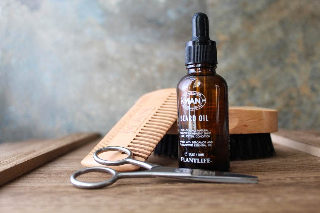 Plant-Based Beard Grooming Shaving Care Kit, 4 Ct.