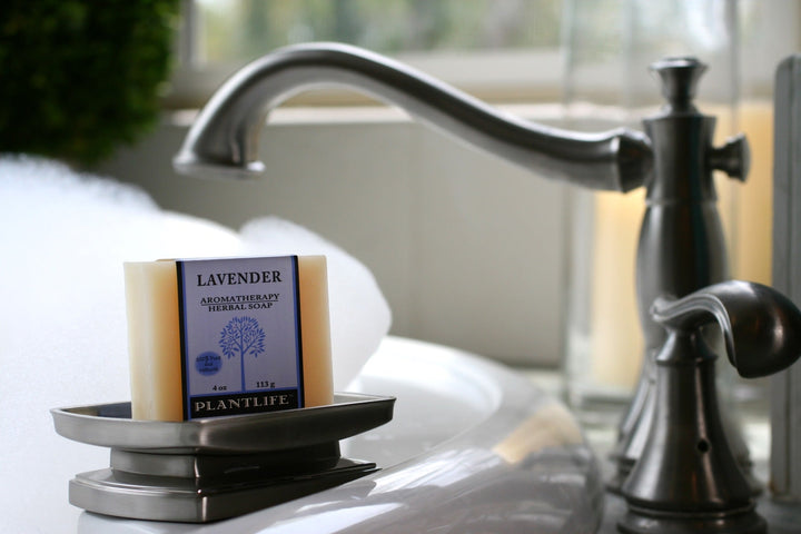 Handcrafted Pure Lavender Essential Oil Bar Soap