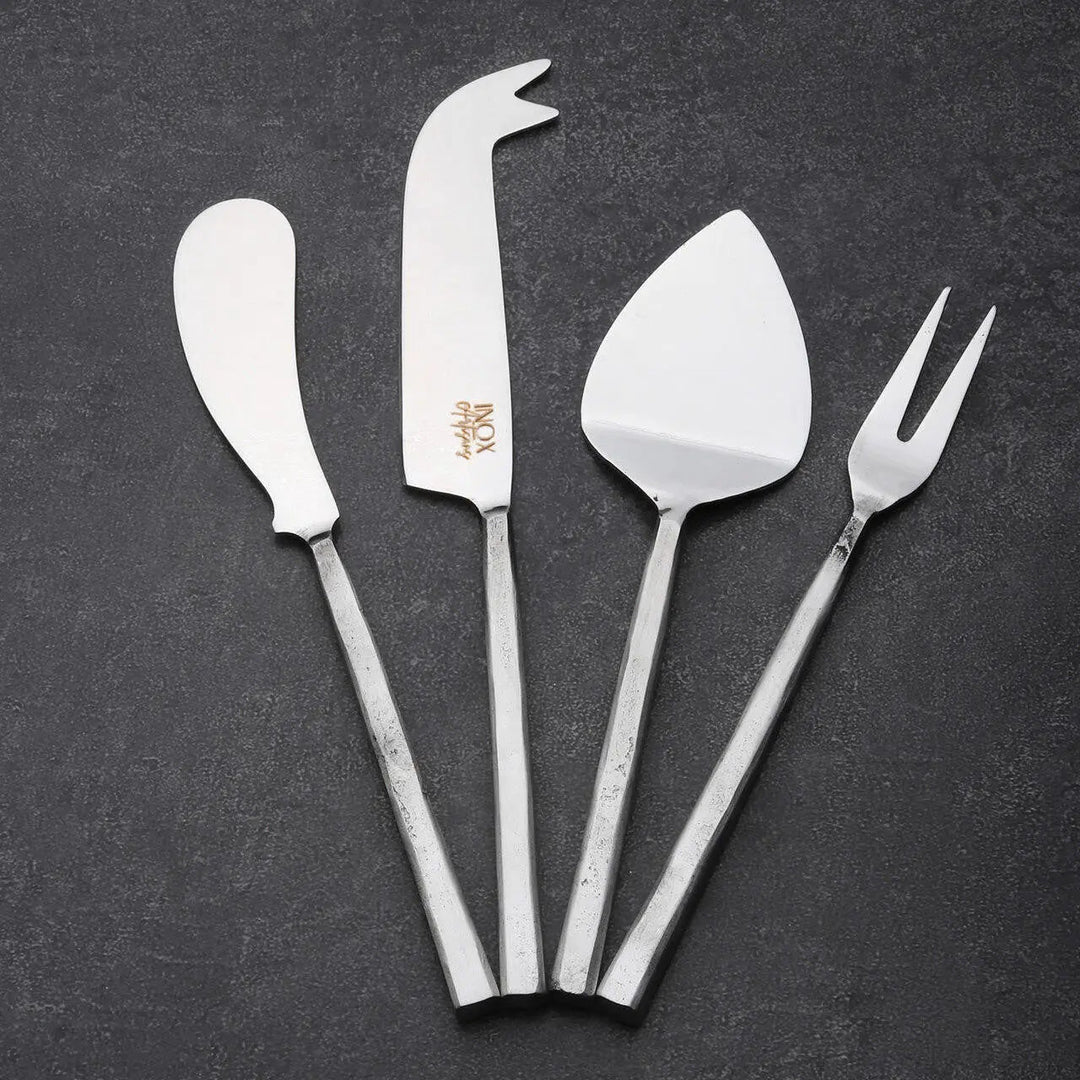 Handcrafted 18/8 Stainless Steel Cheese Serveware, 4 Ct.