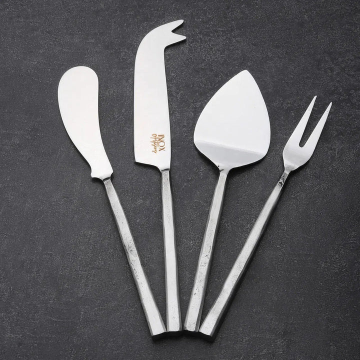Handcrafted 18/8 Stainless Steel Cheese Serveware, 4 Ct.