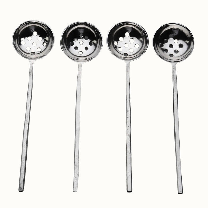 Handcrafted 18/8 Stainless Steel Olive Spoons, 4 Ct.