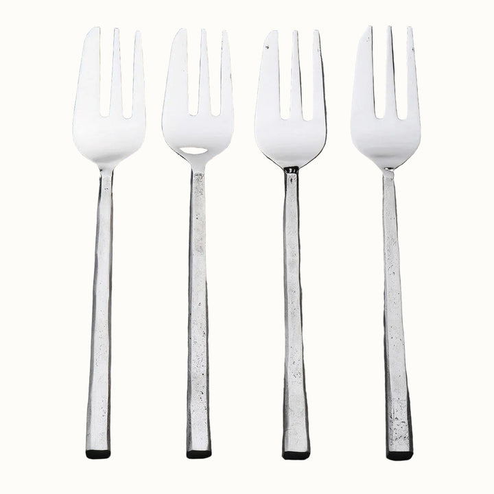 Handcrafted 18/8 Stainless Steel Pastry Forks, 4 Ct.
