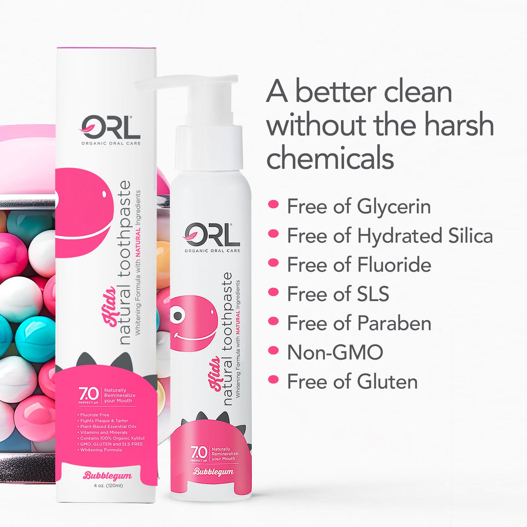 Organic Hydroxyapatite Kids Fluoride-Free Toothpaste