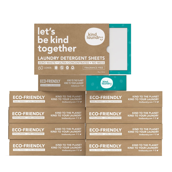 Biodegradable Plant-Based Laundry Detergent Sheets