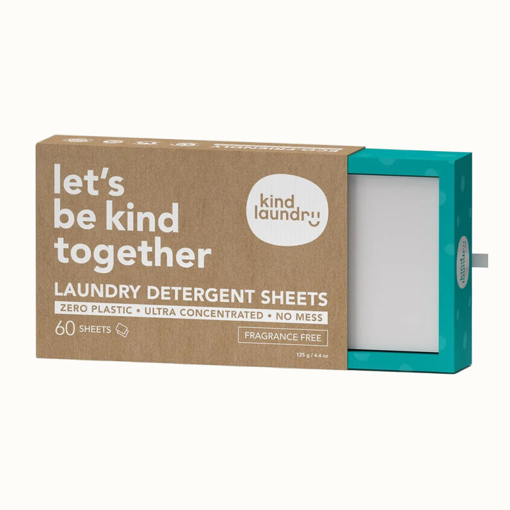 Biodegradable Plant-Based Laundry Detergent Sheets