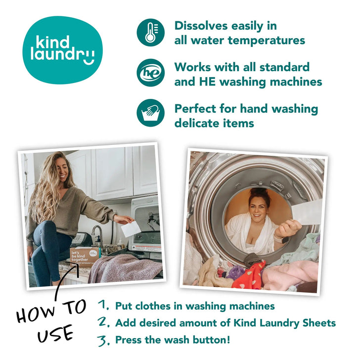 Biodegradable Plant-Based Laundry Detergent Sheets